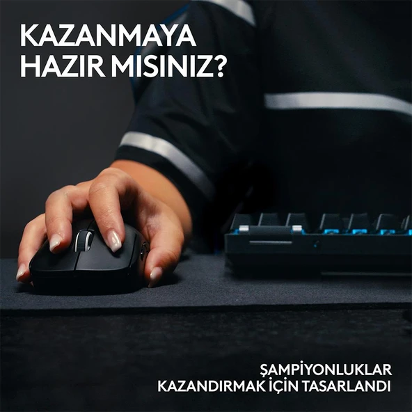 LOGITECH G PRO X SUPERLIGHT 2 LIGHTSPEED KABLOSUZ GAMING MOUSE-BEYAZ - Resim 5