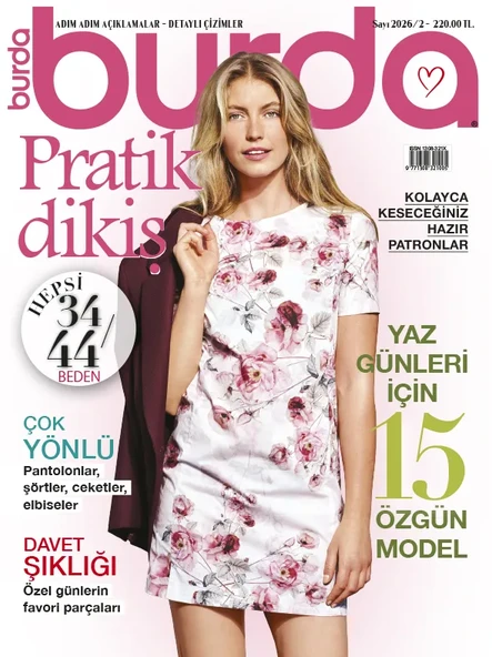 Burda Dergi Pratik Dikiş 2026/02 ürün görseli 1