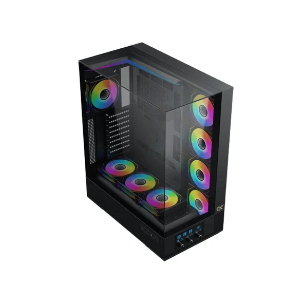 XIGMATEK VISION PRO SİYAH 7x12cm ARGB MidT E-ATX GAMING KASA ürün görseli 1