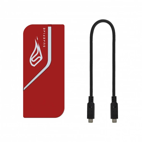 Surefire Pyrodrive Slim 1TB 3.2 USB Kırmızı Harici SSD ürün görseli 1
