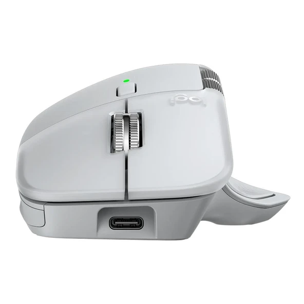 LOGITECH MX MASTER 4 FOR MAC KABLOSUZ PERFORMANS MOUSE-BEYAZ - Resim 3