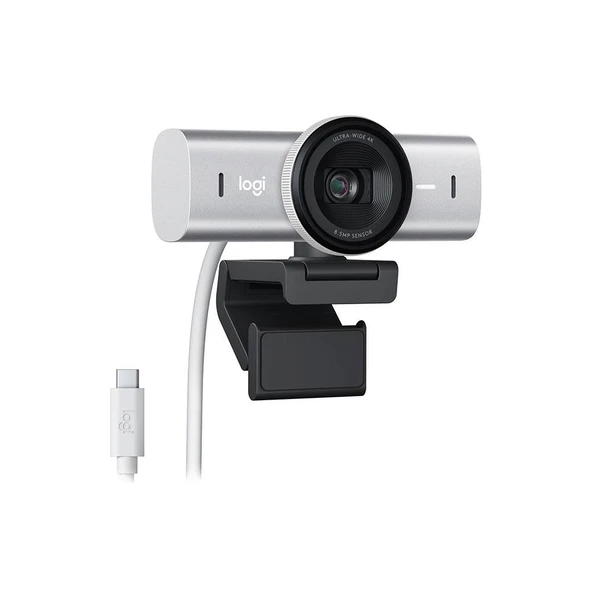 LOGITECH MX BRIO 4K ULTRA HD WEBCAM - AÇIK GRİ ürün görseli 1