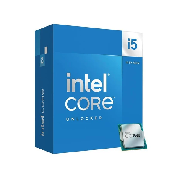 Intel Core i5 14600K Soket 1700 14.Nesil 5.30GHz 20MB Önbellek 10nm İşlemci ürün görseli 1