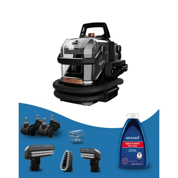 Bissell SpotClean HydroSteam Pro Buharlı Halı ve Koltuk Yıkama Leke Çıkarma Makinesi ürün görseli 1