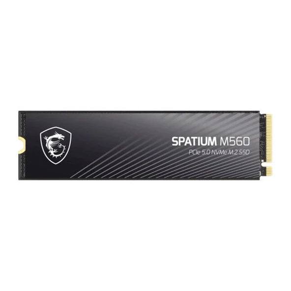 MSI 2TB SPATIUM M560 PCIE 5.0 NVME M.2 SSD (10300MB Okuma / 8700MB Yazma) ürün görseli 1