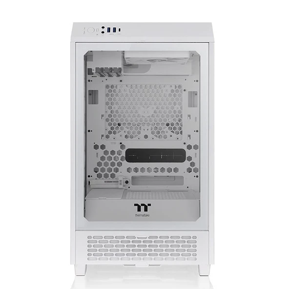 THERMALTAKE The Tower 200 Beyaz Pencereli Mini ITX Oyuncu Kasası ürün görseli 1