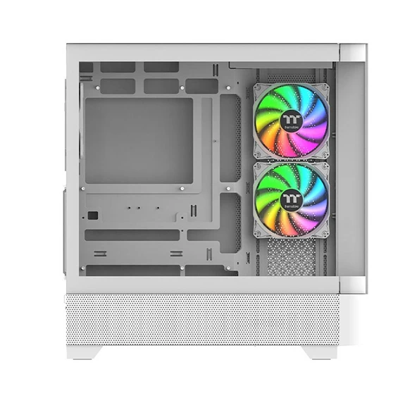THERMALTAKE View 290 Beyaz Curved TG 3x120mm ARGB Fanlı MidT ATX Oyuncu Kasası ürün görseli 1