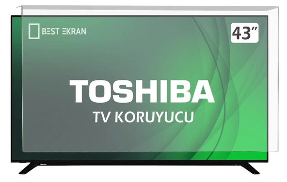 TOSHIBA 43UL2A63DG TV EKRAN KORUYUCU - Toshiba 43" inç Ekran Kırılmaz Koruyucu ürün görseli 1