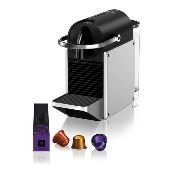 Nespresso Pixie Kapsüllü Kahve Makinesi Gümüş ürün görseli 1