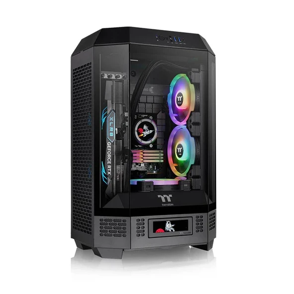 THERMALTAKE THE TOWER 300 TG BLACK MICRO TOWER KASA ürün görseli 1