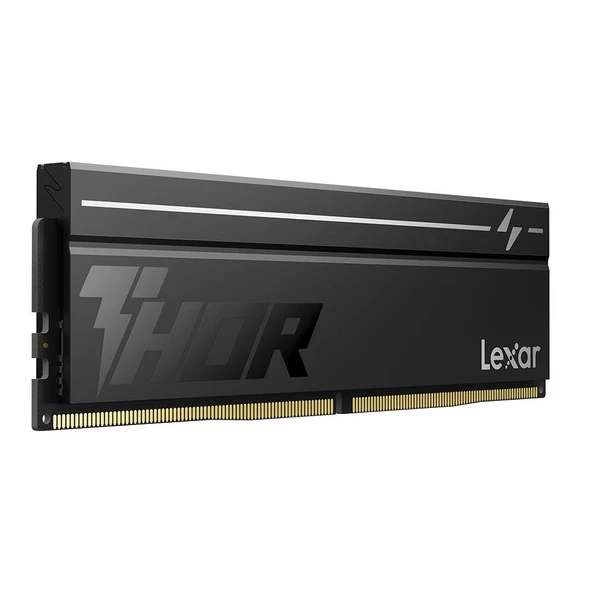 LEXAR THOR OC 32GB (2x16GB) DDR5 6000MHz CL38 1.3V Siyah Dual Pc Ram ürün görseli 1
