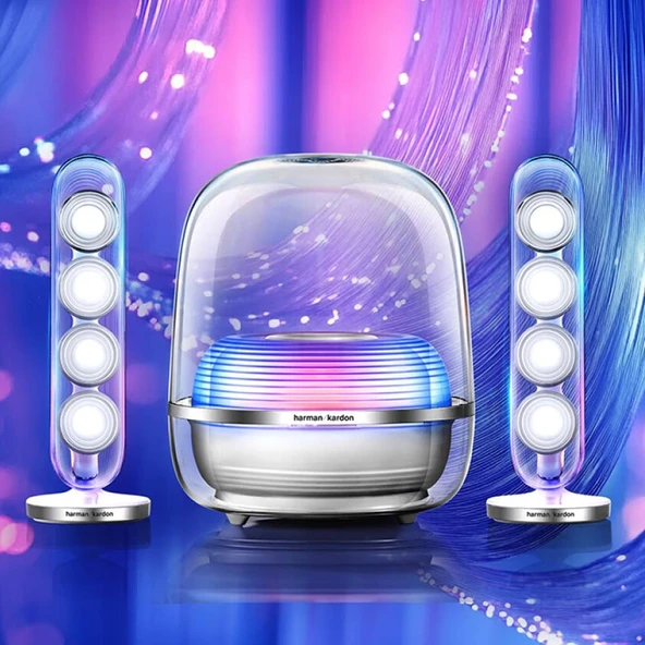 HARMAN KARDON SOUNDSTICKS 5 BLUETOOTH HOPARLÖR BEYAZ ürün görseli 1