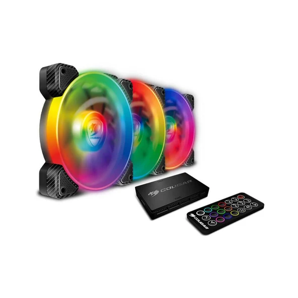 COUGAR VORTEX 3x120mm RGB SPB KASA FAN KİTİ ürün görseli 1