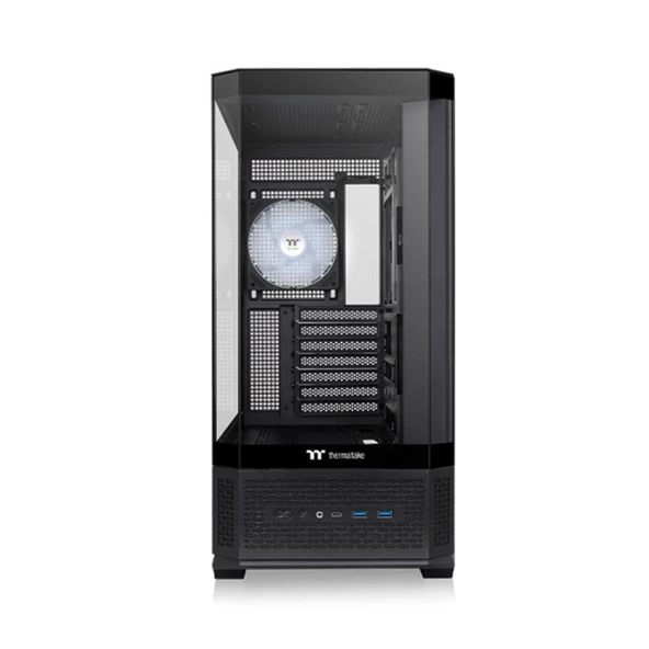 THERMALTAKE View 370TG Siyah 4x120mm ARGB Fanlı ATX KASA ürün görseli 1