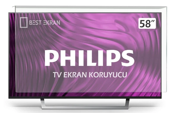 Philips 58" inç Tv Ekran Koruyucu - Resim 3