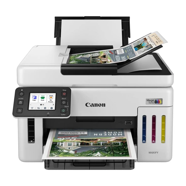 CANON MAXIFY GX6140 ÇOK FONKSİYONLU ADF / DUBLEKS KABLOSUZ MÜREKKEP TANKLI YAZICI ürün görseli 1