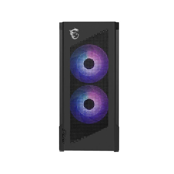 MSI MPG VELOX 300R AIRFLOW PZ 2x120mm ARGB FANLI MidT ATX SİYAH KASA ürün görseli 1