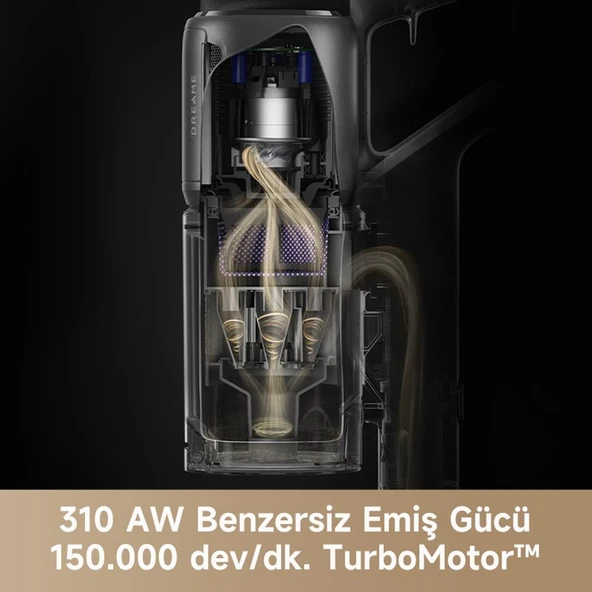 Dreame Z30 Dikey Şarjlı Süpürge Siyah ürün görseli 1