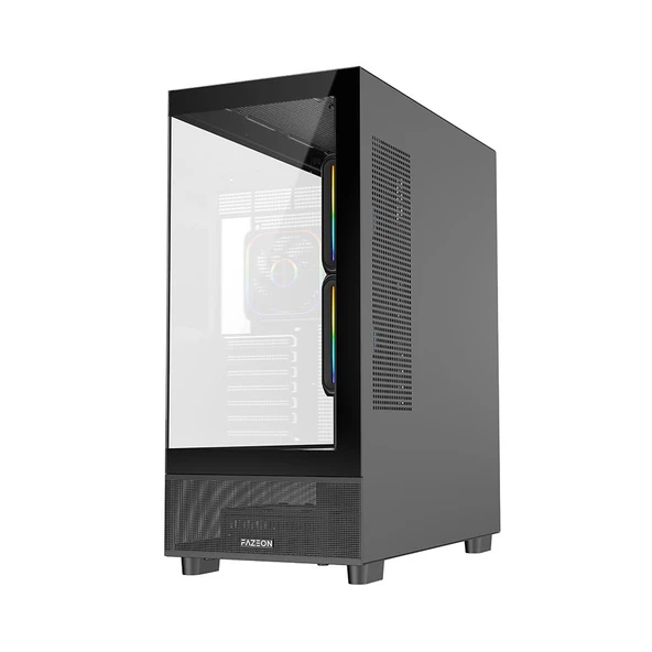 FAZEON F17 850W 80PLUS BRONZE 3x120mm ARGB Fanlı ATX Siyah Bilgisayar Kasası ürün görseli 1