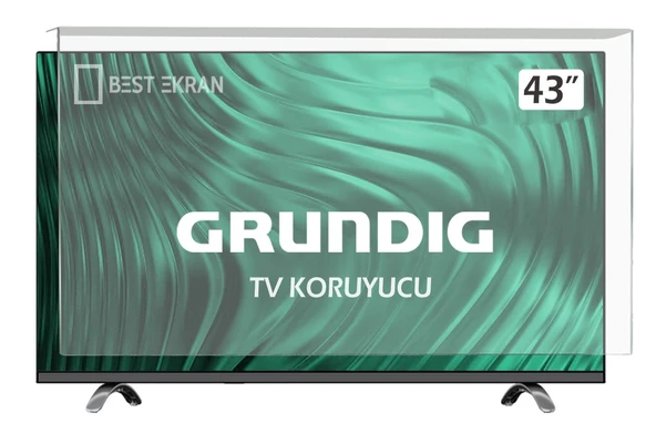 GRUNDIG 43VLE6565BL TV EKRAN KORUYUCU - Grundig 43" inç Tv Ekran Koruyucu ürün görseli 1