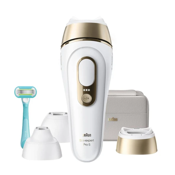 Braun PL5351 IPL Silk Expert Pro 5, Evde Lazerle Tüy Alma, Çanta, Venus Tıraş Makinesi, 3 ürün görseli 1