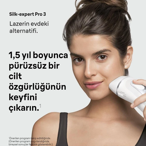 Braun PL3122 IPL Silk Expert Pro 3, Evde Lazerle Tüy Alma, Çanta, Venus Tıraş Makinesi ürün görseli 1