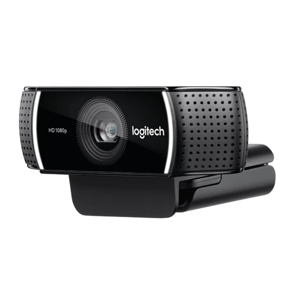 LOGITECH C922 FULL HD 1080p YAYINCILAR ICIN PROFESYONEL WEB KAMERASI-SİYAH ürün görseli 1