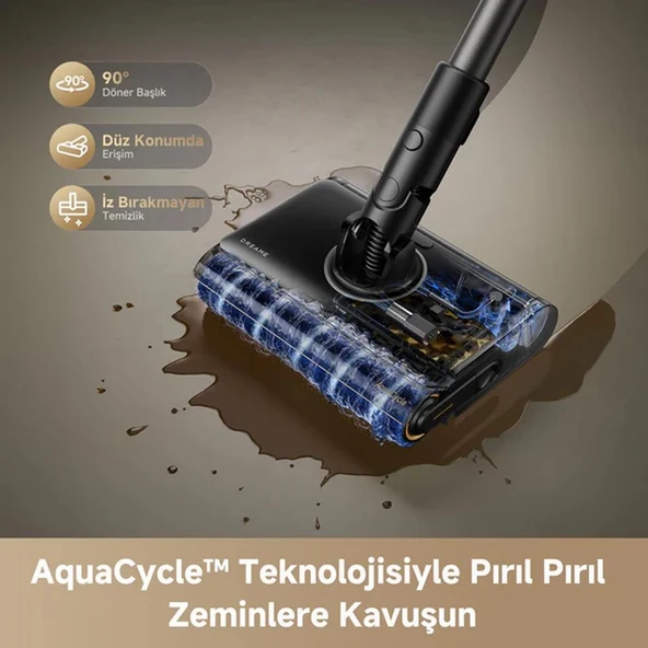 Dreame R20 Ultra AquaCycle Siyah Dikey Süpürge ürün görseli 1