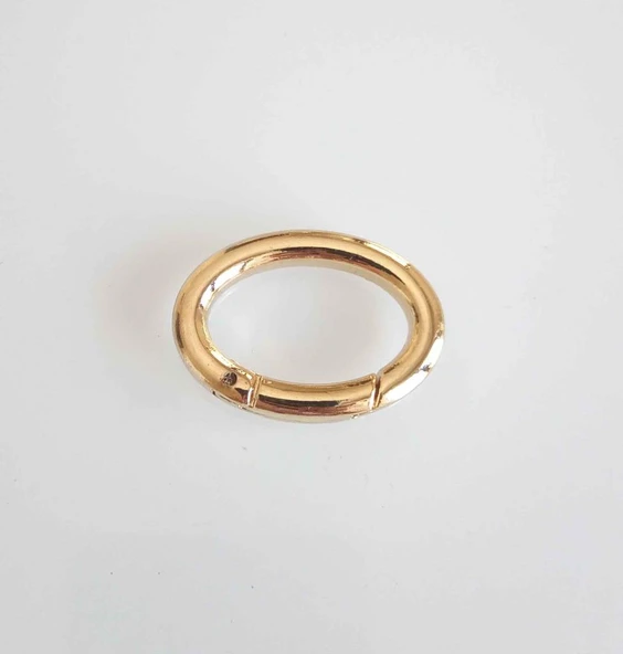 Çanta Aksesuar Gold Oval Yaylı Halka ürün görseli 1
