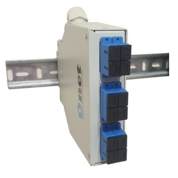 ODS 07DINV1-6PE1T 6port DIN RAIL BOX ürün görseli 1