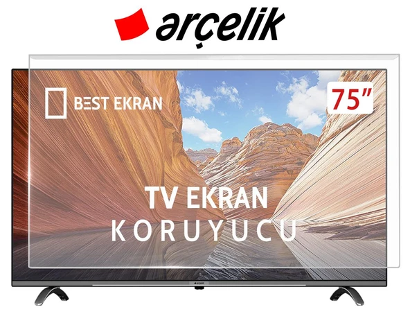 Arçelik 75" inç Televizyon Tv Ekran Koruyucu ürün görseli 1