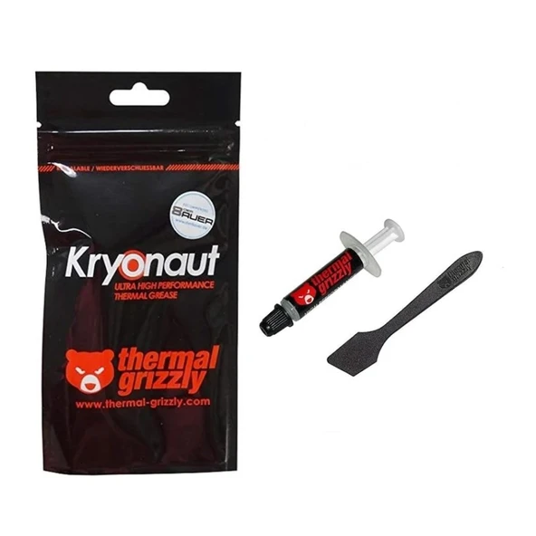 Thermal Grizzly Kryonaut 1gr 12.5W  - Yüksek Performanslı Termal Macun ürün görseli 1