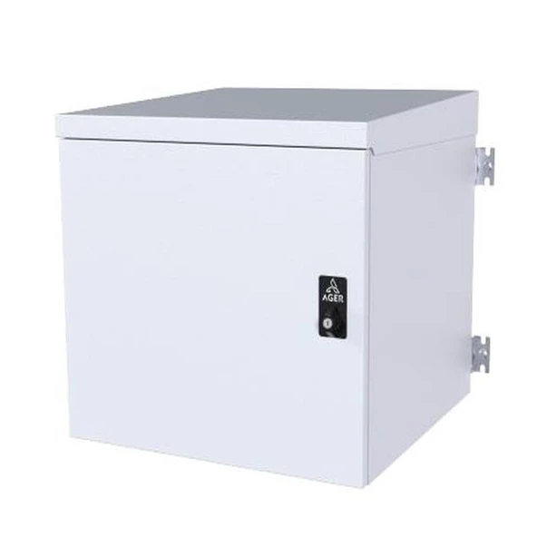 AGER 7U 600x600mm IP66 / IP55 Dış Ortam Duvar Tipi Kabinet AG-OBD7U6060B2 (Ön Metal Kapak) ürün görseli 1