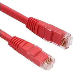 ODS 2metre CAT6 Utp LSZH Saf Bakır Kırmızı Patch Kablo  (5'li paket) ürün görseli 1