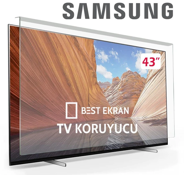 Samsung LED TV 43" inç 108cm Smart Crystal Uhd 4k-8k Televizyon Tv Ekran Koruyucu ürün görseli 1
