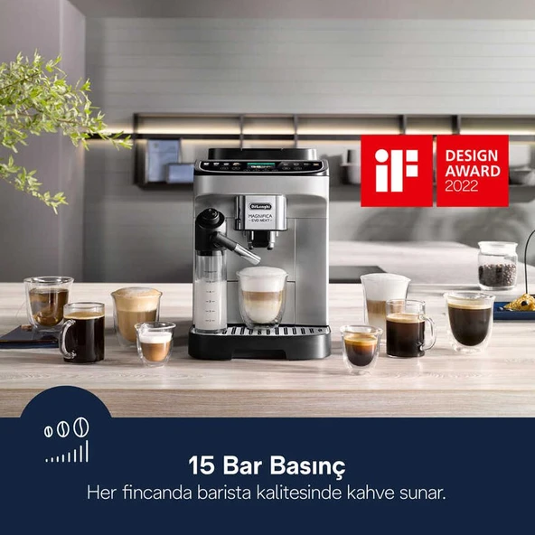 Delonghi Magnifica Evo Next ECAM310.80.SB Tam Otomatik Espresso Makinesi ürün görseli 1