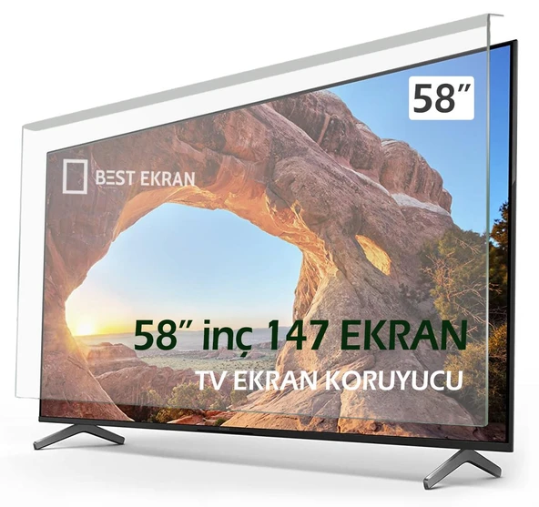 58" inç 147 Ekran Tv Ekran Koruyucu ürün görseli 1