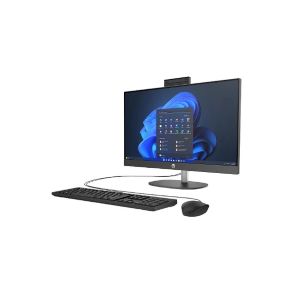 HP AIO 23.8" ULTRA 7 155U-16GB DDR5-512GB NVME O/B UHD FDOS /PRO ONE 240 G10 D1BC2ET ürün görseli 1