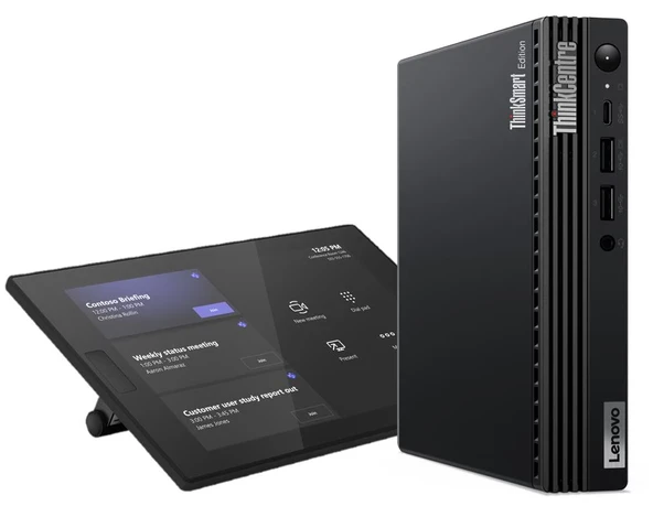 LENOVO CORE i3 13100T-16GB DDR5 RAM-256GB NVME-W111H / 10.1" Toplantı Odası Yönetim Sistemi THINKSMART  12XH0008TK ürün görseli 1
