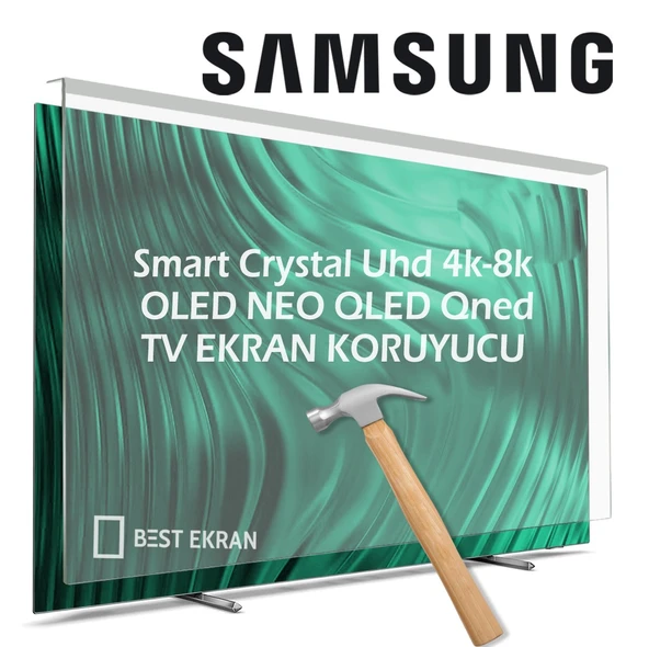 Samsung 85" inç QLED OLED LED Crystal Qned 4K-8K SMART Televizyon Tv Ekran Koruyucu ürün görseli 1