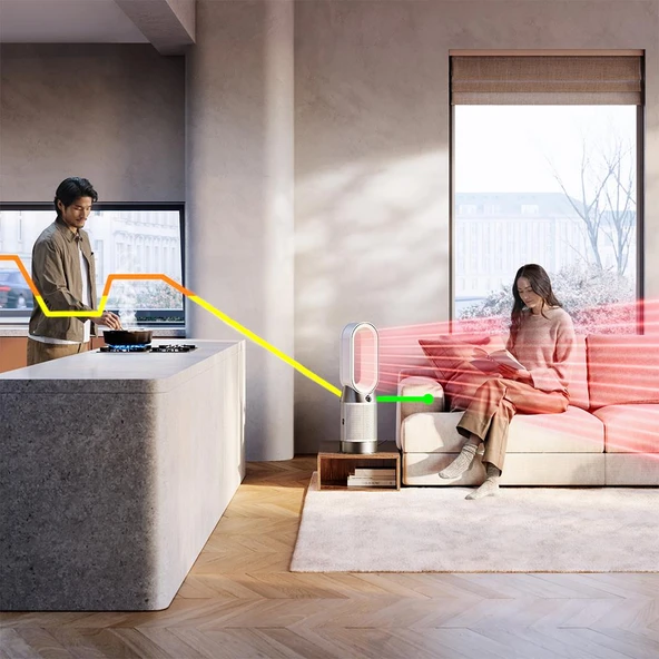 Dyson Purifier Hot+Cool™HP1 Isıtıcı Özellikli Hava Temizleyici ürün görseli 1