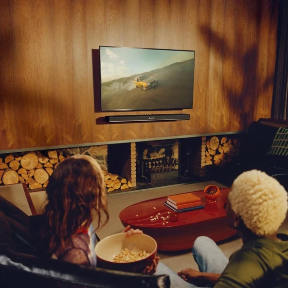 Marshall Heston 120 5.1.2 Kanal Dolby Atmos Soundbar, Siyah ürün görseli 1