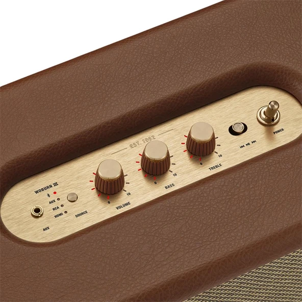MARSHALL WOBURN III BLUETOOTH HOPARLÖR - BROWN - Resim 2