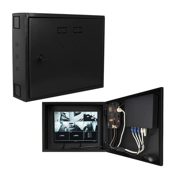 Novacom 45X35x10 Cm Dik Tip Gri Monitör Takılabilen Dvr Kabini ürün görseli 1