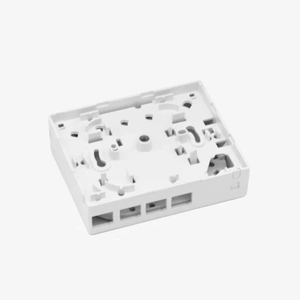 ODS 1 PORT SURFACE Fiber Optik Duvar Tipi Keystone Jak Kutusu Beyaz 13SFP1PWT ürün görseli 1