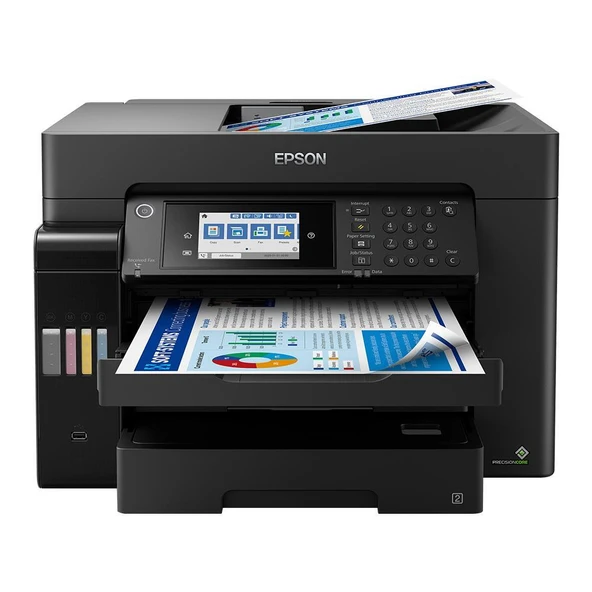 EPSON ECOTANK L15160 ÇOK FONKSİYONLU FAKS/ ADF /DUBLEKS A3 KABLOSUZ MÜREKKEP TANKLI YAZICI ürün görseli 1