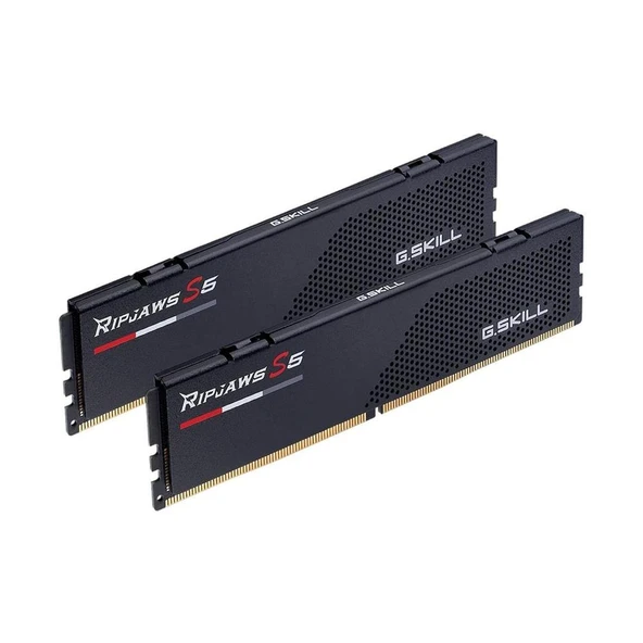 GSKILL 32GB (2x16GB) Ripjaws S5 SİYAH DDR5 6400MHz CL32 1.40V Dual Kit Ram ürün görseli 1