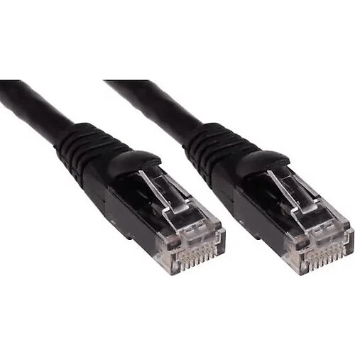 ODS 3metre CAT6 Utp LSZH Saf Bakır Siyah Patch Kablo (3'lü paket) ürün görseli 1