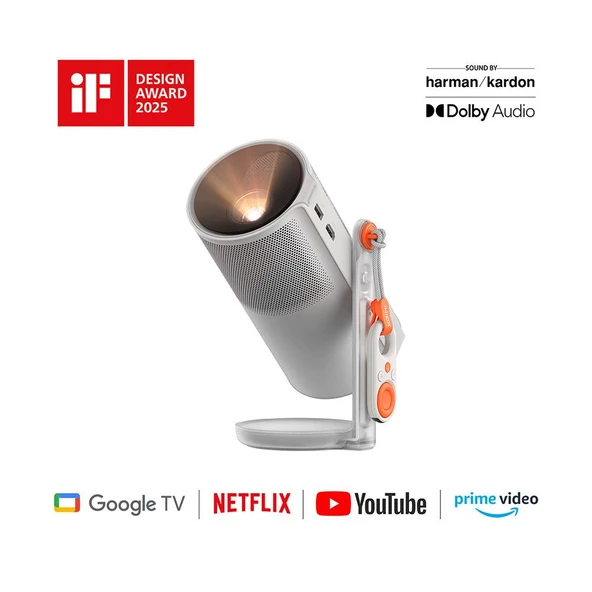 Xgimi MoGo 4 450 Lümen Full HD Wi-Fi Google TV Taşınabilir Projeksiyon Cihaz ürün görseli 1