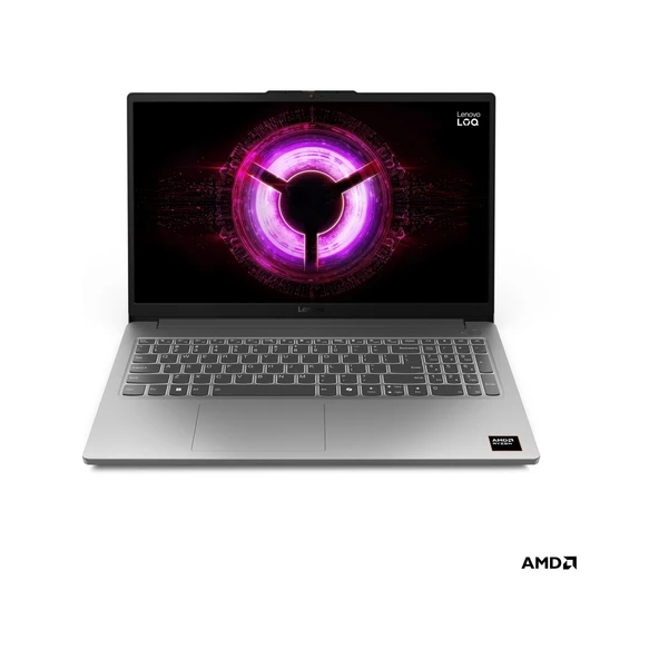 LENOVO 15.6" RYZEN 7 7735HS - 16GB DDR5 RAM - 512GB NVME - 6GB RTX4050 FDOS / LOQ 15ARP10E 83S0002YTR ürün görseli 1